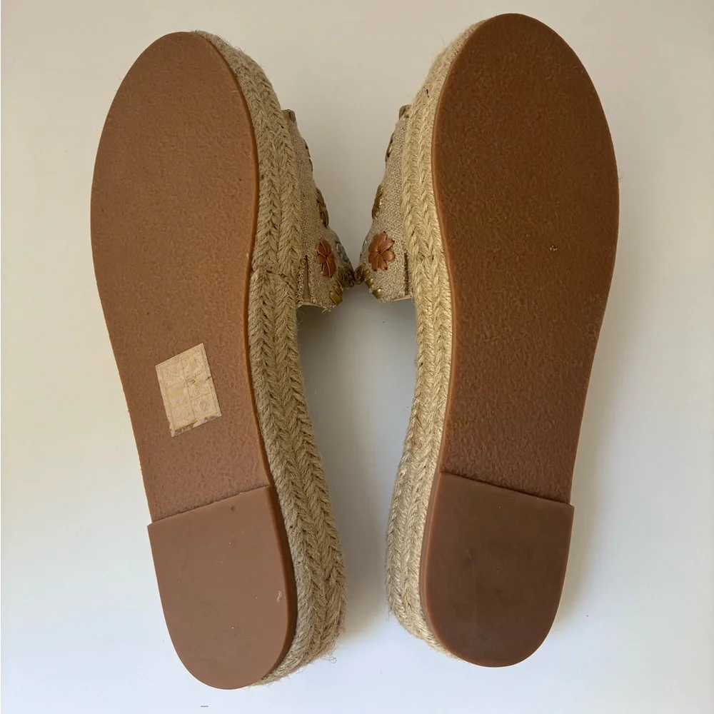 Jack Rogers Women's Espadrilles with Floral Accents (7M) NWT!